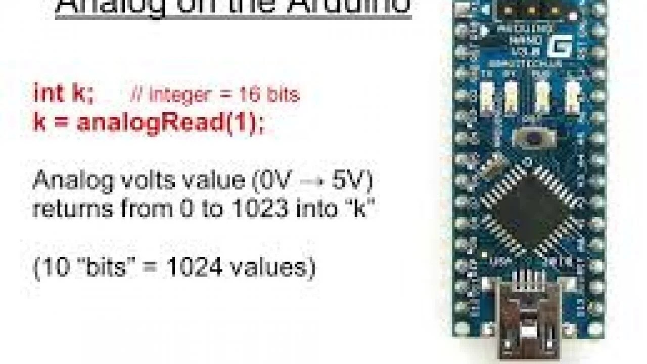 map analog read arduino