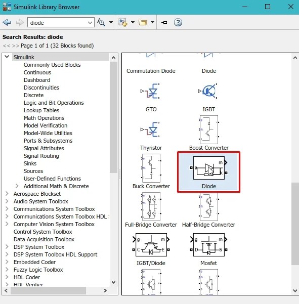 Full wave rectifier simulation in Simulink tutorial 10