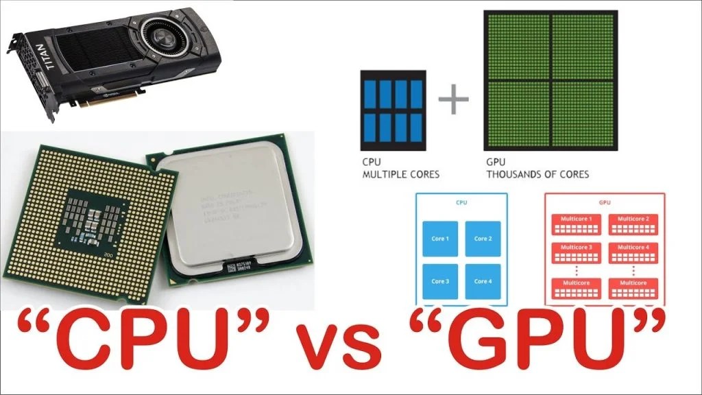 Difference between CPU and GPU