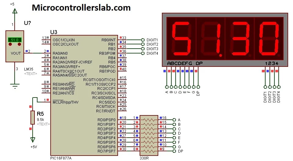 Interfacing Of 7 Segment display With 8051 microcontroller Display