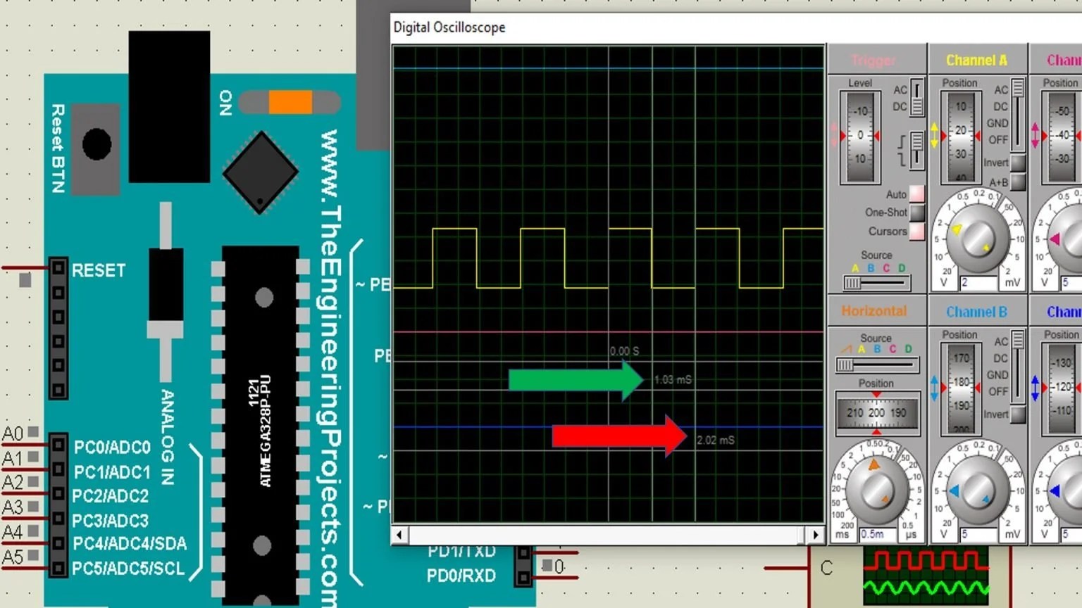 Arduino PWM Generate Fix and Variable Frequency Duty Cycle Signal