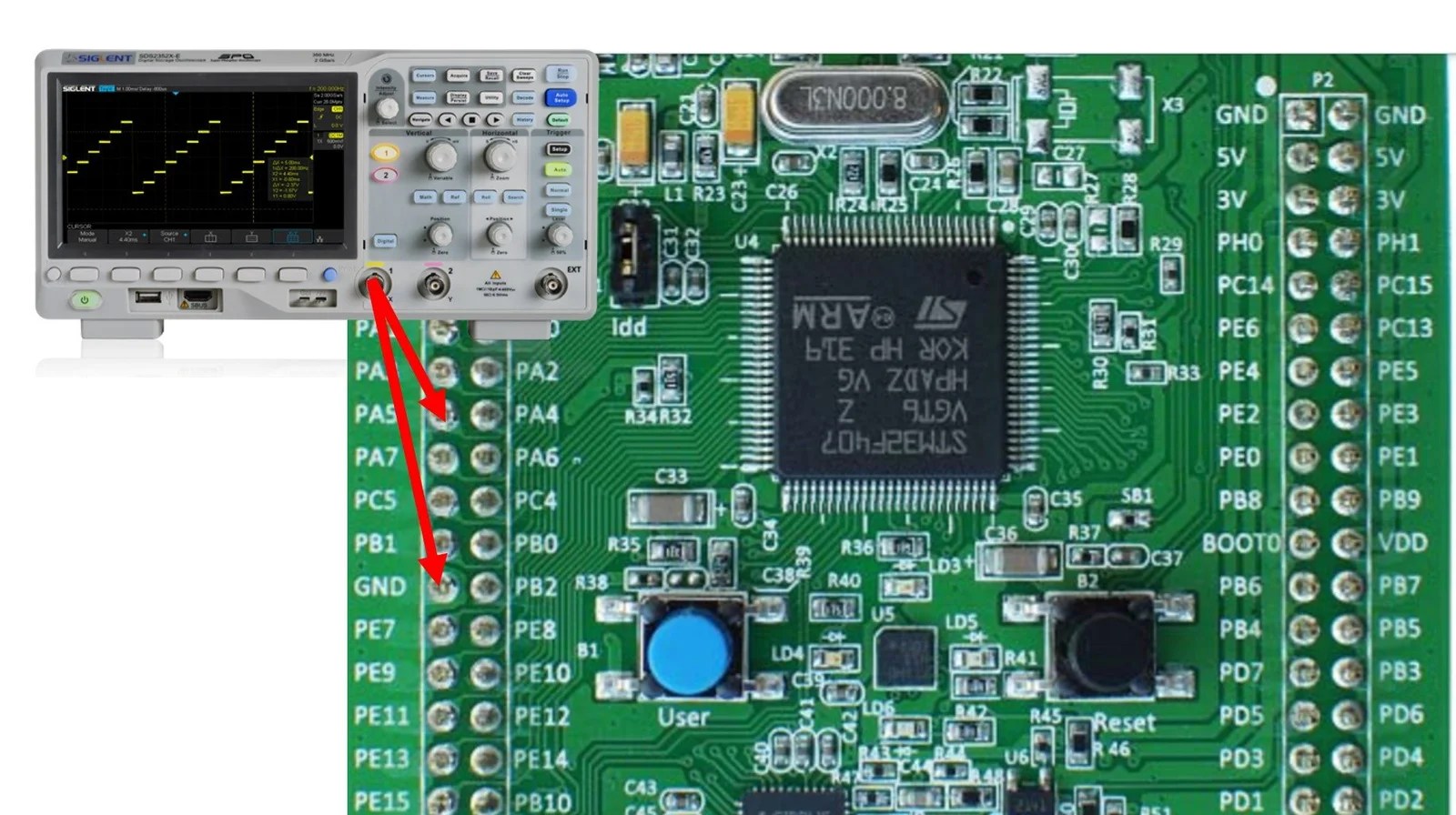 DAC STM32F4 Discovery Board with HAL and Keil Generate Waveforms