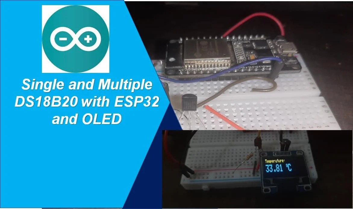 ESP32 DS18B20 Temperature Sensor With Arduino IDE (Single,, 42 OFF