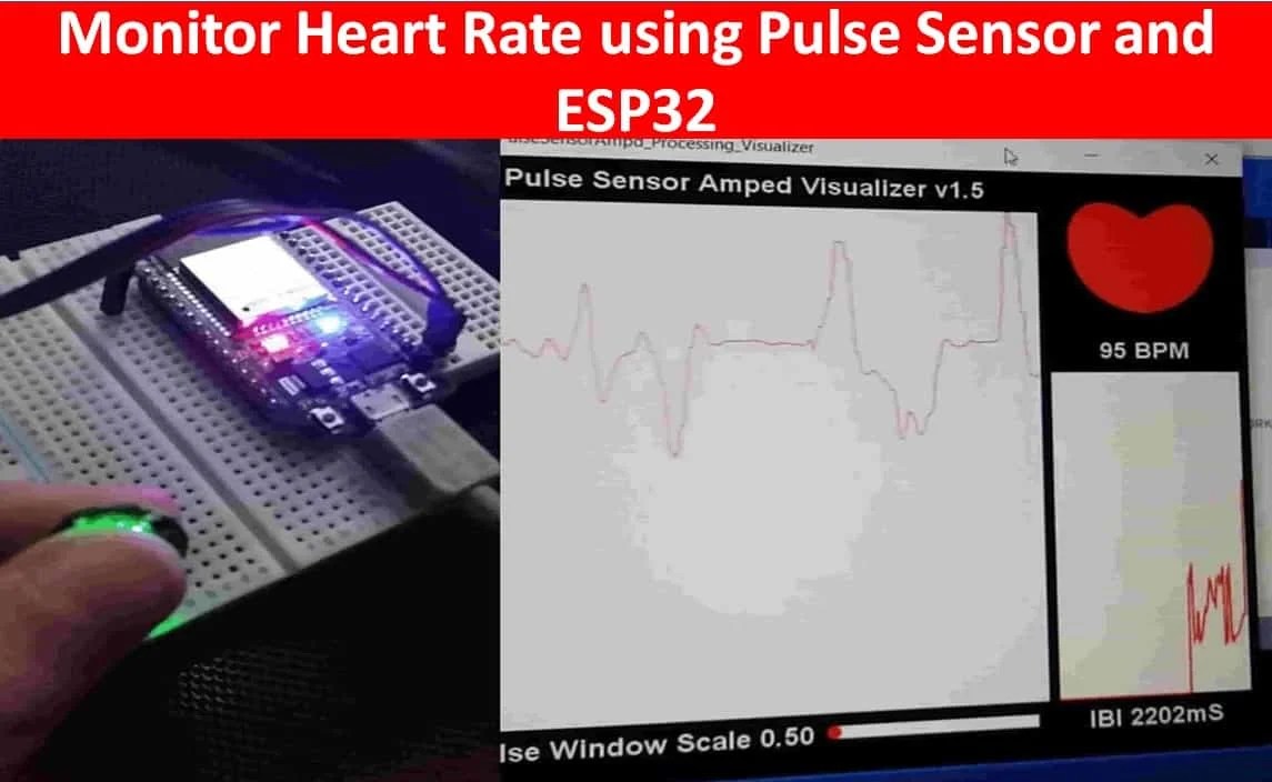 Monitor Heart Rate using Pulse Sensor and ESP32
