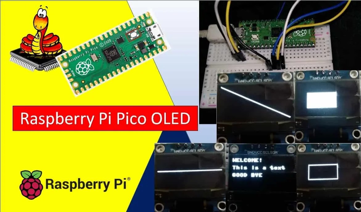 Interface OLED Display with Raspberry Pi Pico using MicroPython