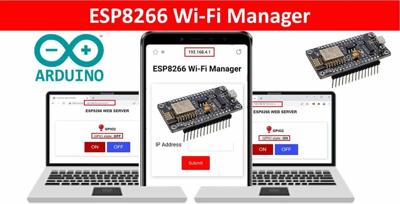 ESP8266 NodeMCU Wifi Manager Stop Hardcoding WiFi Credentials