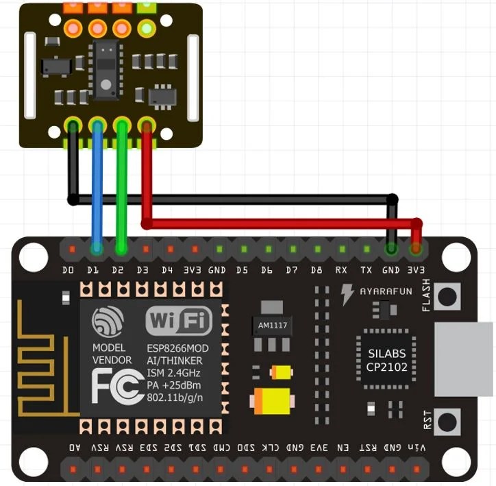 ESP8266 Heart Rate and Pulse oximeter with MAX30102 (SpO2 and BPM)