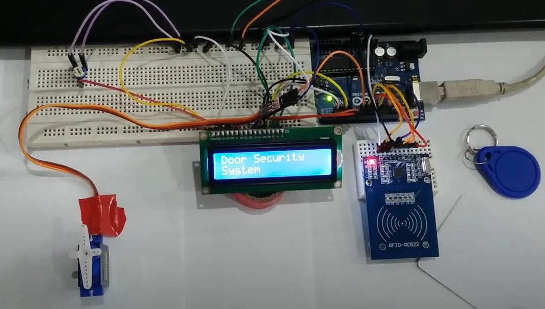 Door Security System Using RFID RC522 and Arduino