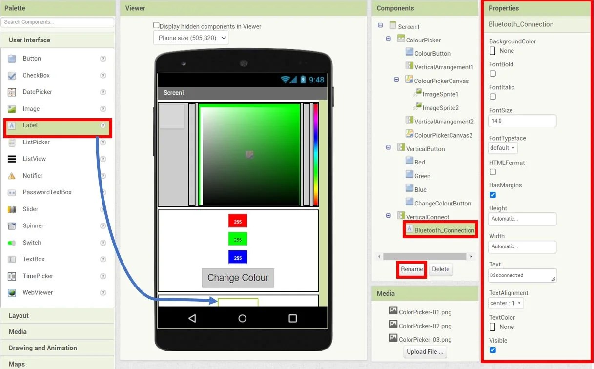 Arduino RGB LED Control using Android App with MIT App Inventor
