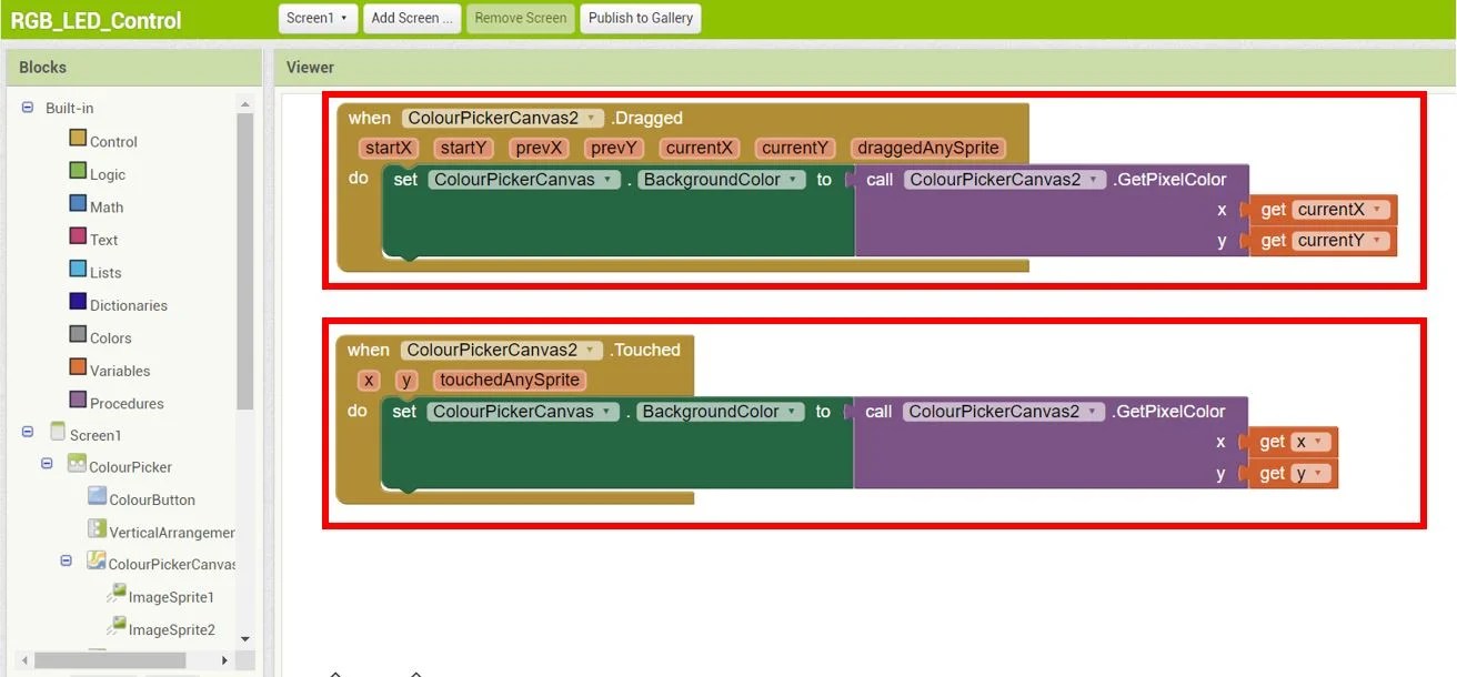 Arduino RGB LED Control using Android App with MIT App Inventor