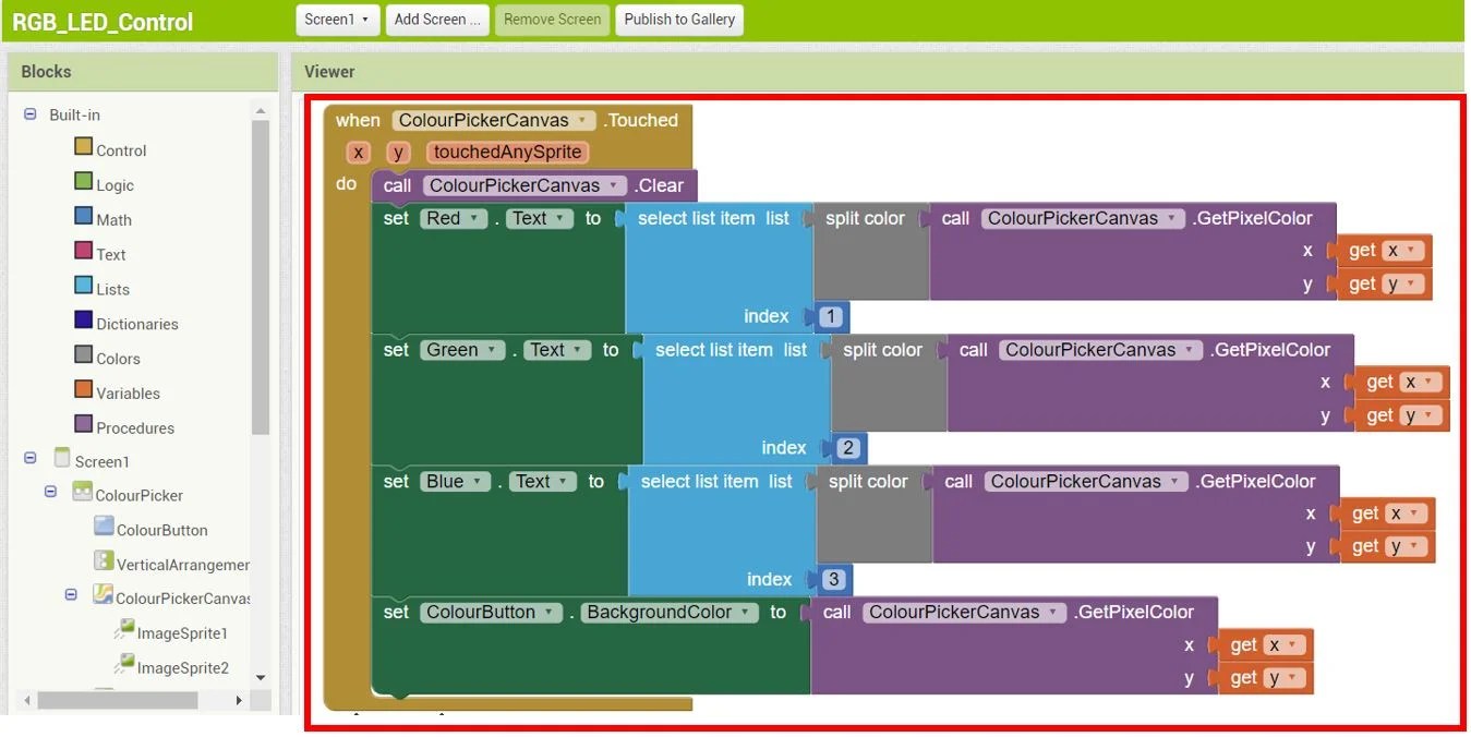 Arduino RGB LED Control using Android App with MIT App Inventor