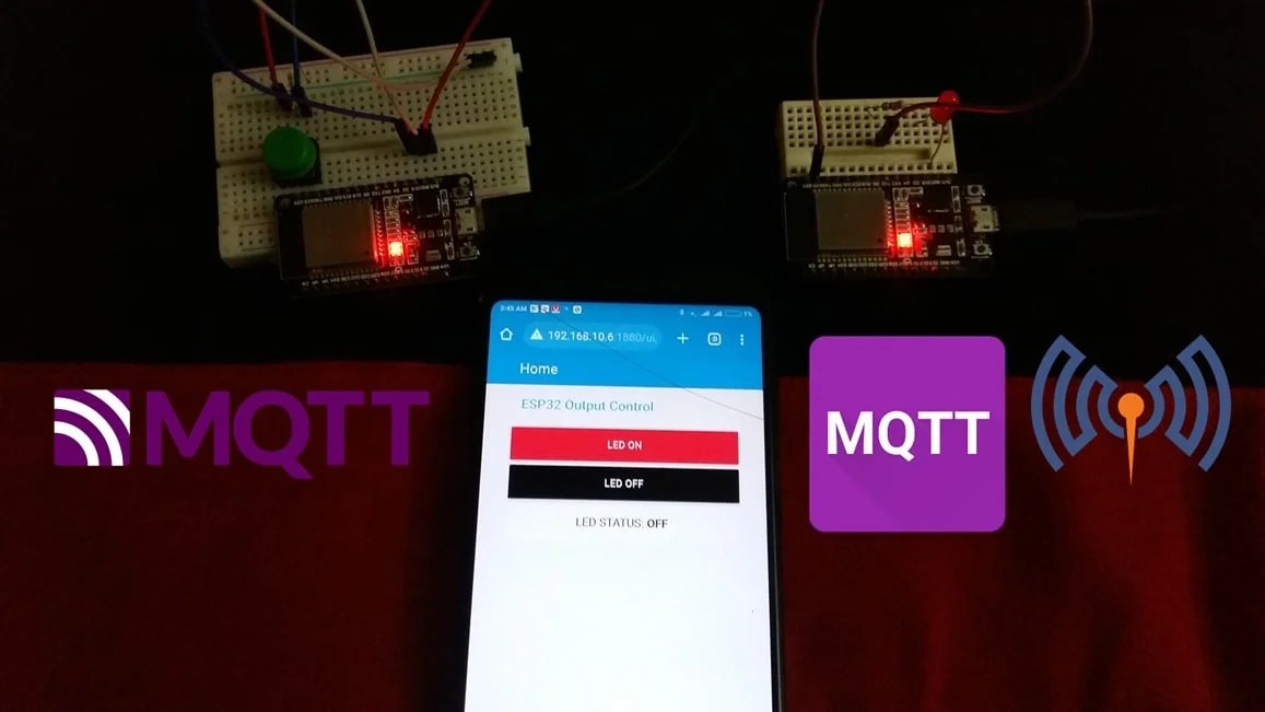 ESP32 MQTT Publish Subscribe with Arduino IDE Control Outputs