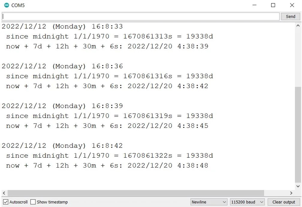 ESP32 Real Time Clock (RTC) using DS1307 Module and display on OLED