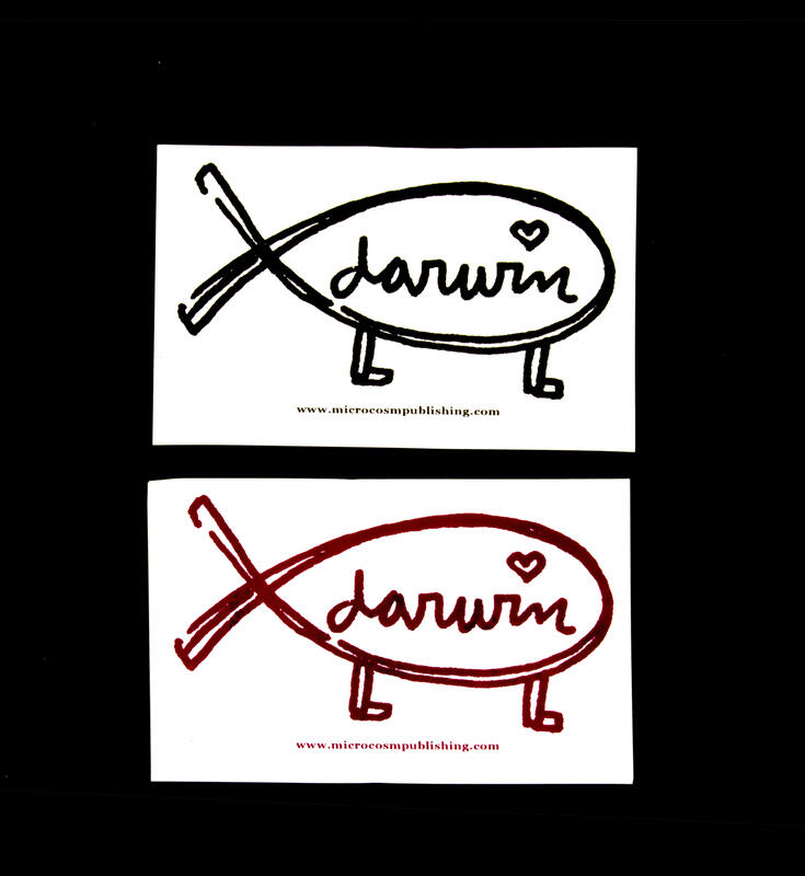 Sticker 279 Darwin Microcosm Publishing