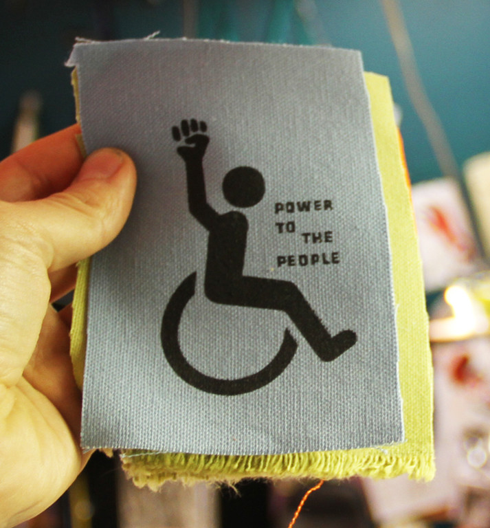 Patch 235 Disability Rights Power to the People Microcosm Publishing