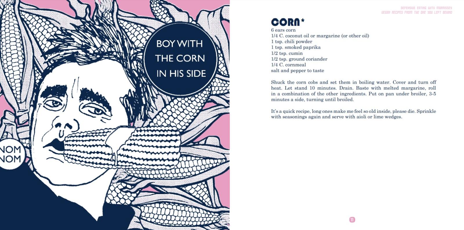 Defensive Eating With Morrissey Vegan Recipes From The One