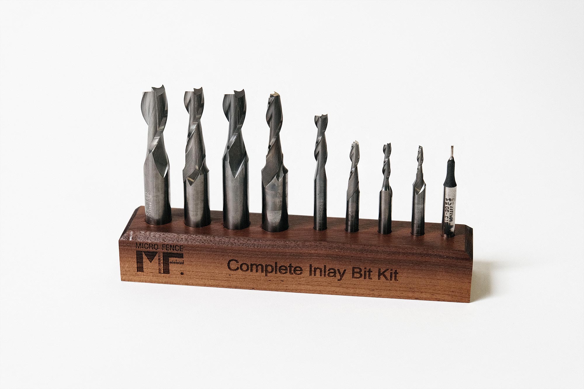 Inlay Bits Complete Kit (Includes Storage Block) Micro Fence