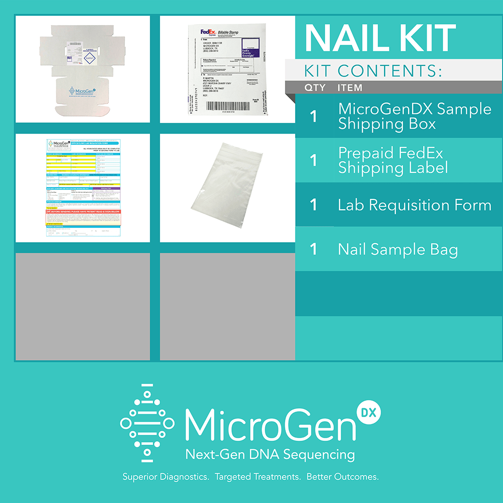 Nail Kit Medicare MicroGen Diagnostics