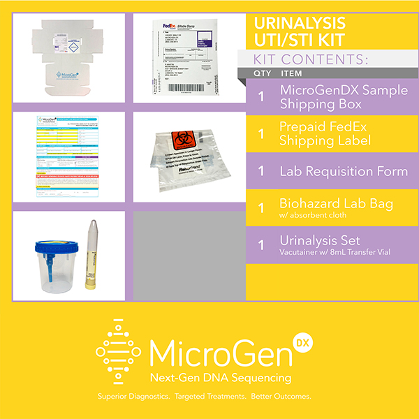 Urinalysis Kit UTI/STI Medicare MicroGen Diagnostics