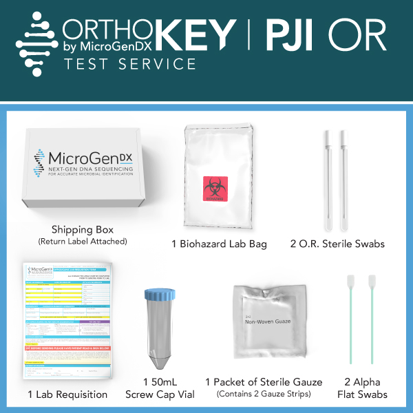 OrthoKEY PJI OR Test Service MicroGen Diagnostics