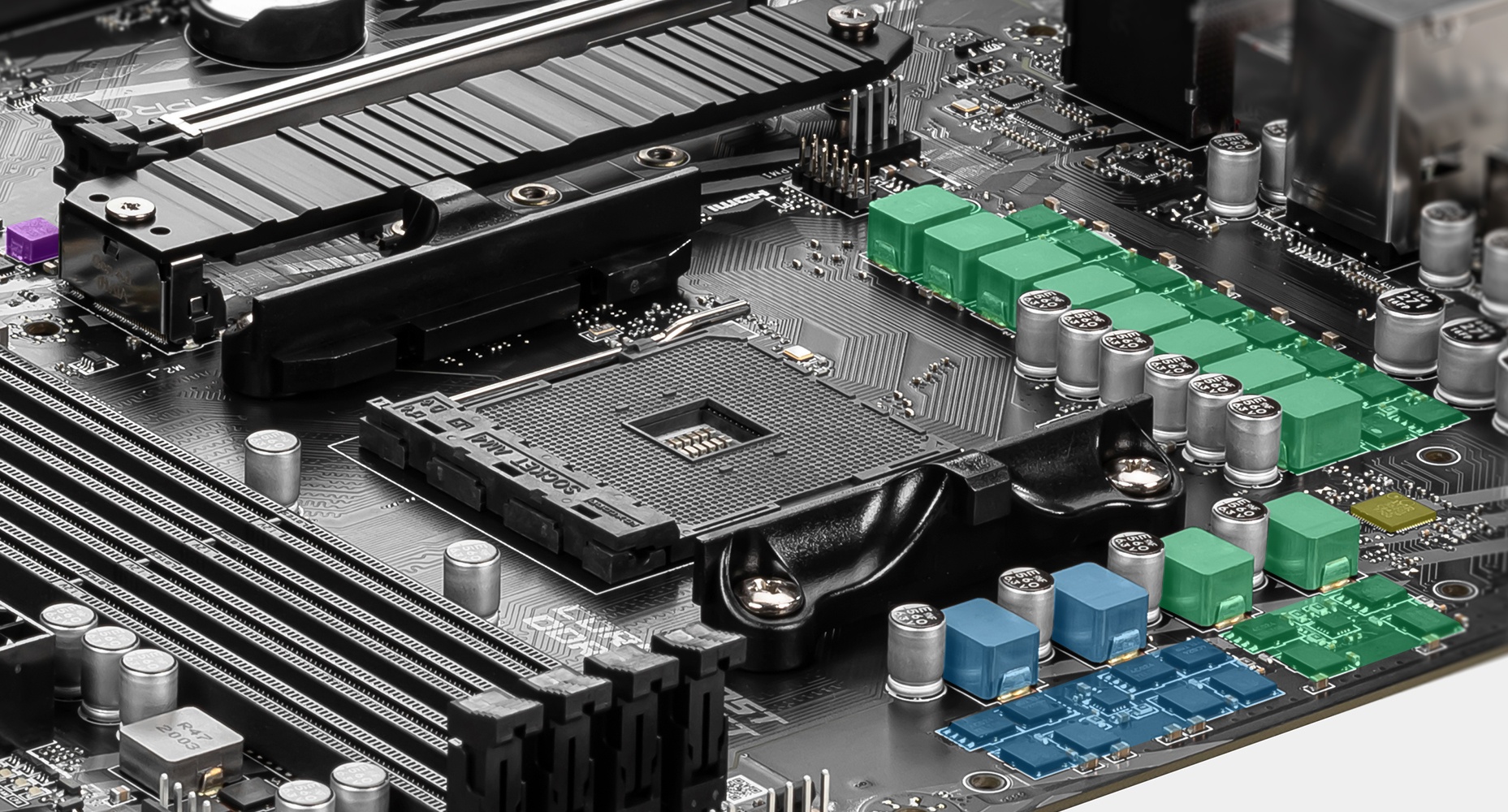 MSI B550A PRO AM4 ATX AMD Motherboard B550 4400+ MHz OC RAM 128GB