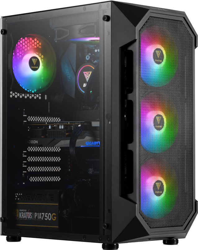 Gamdias AURAGC1 MID Tower PC Case Game Hub