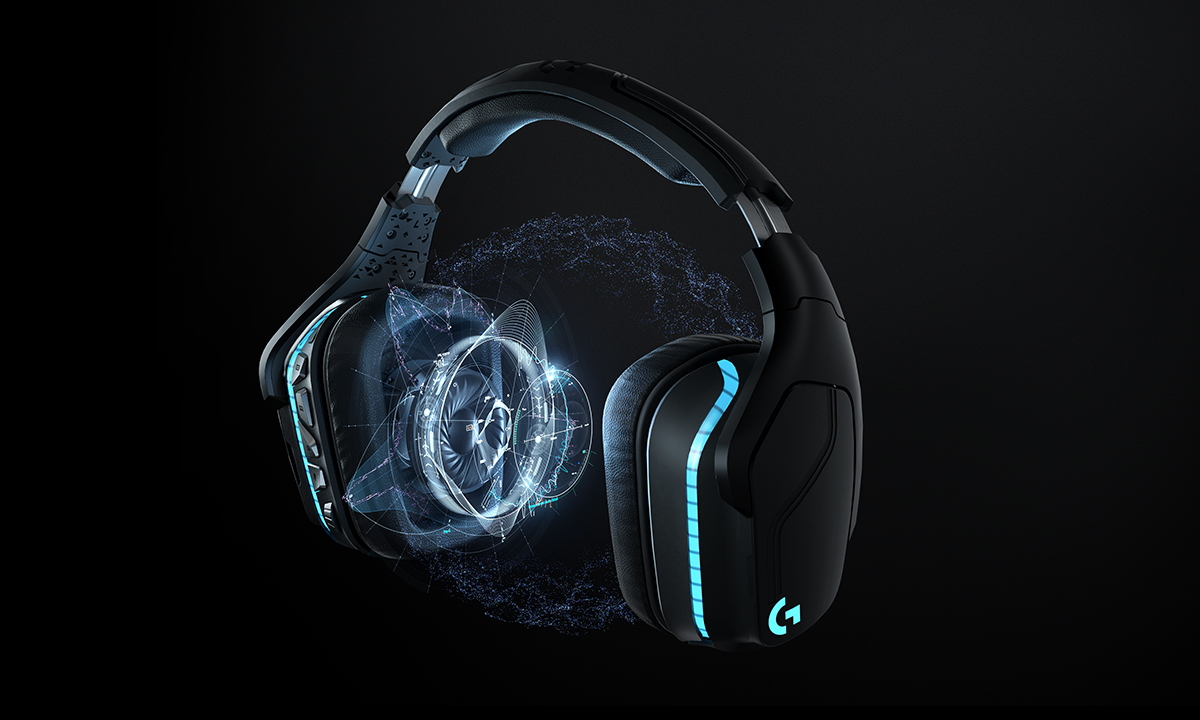 Logitech G935 PC Gaming Headset, Wireless 7.1 Surround Sound, LIGHTSYNC