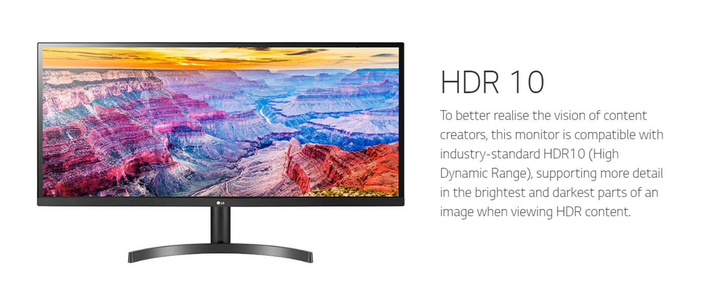 LG 34WL500, 34 Inch UltraWide, Full HD, FreeSync, IPS, Monitor with HD