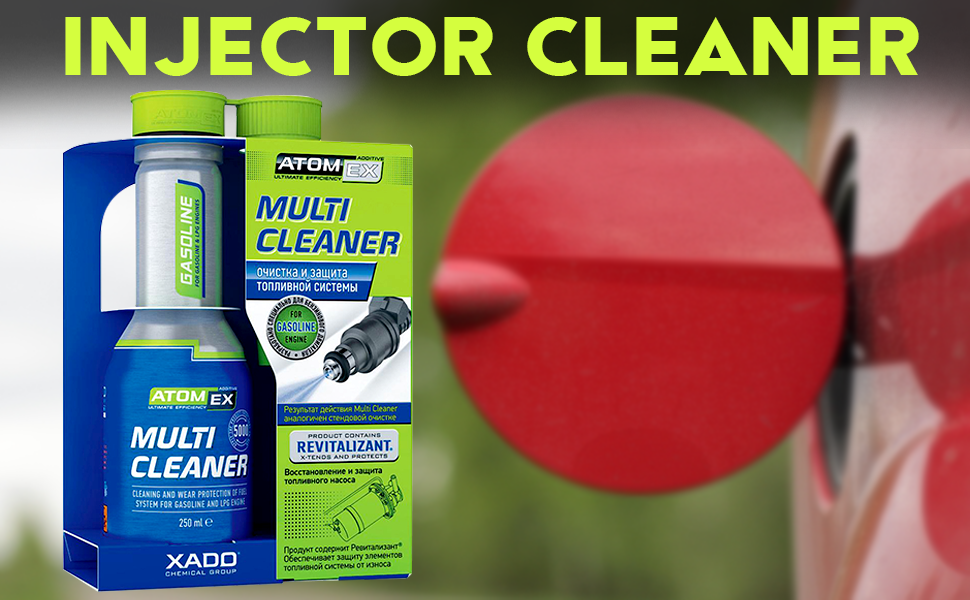 XADO Fuel Injector Cleaner, 300ml Injection Cleaner with Ceramic Metal