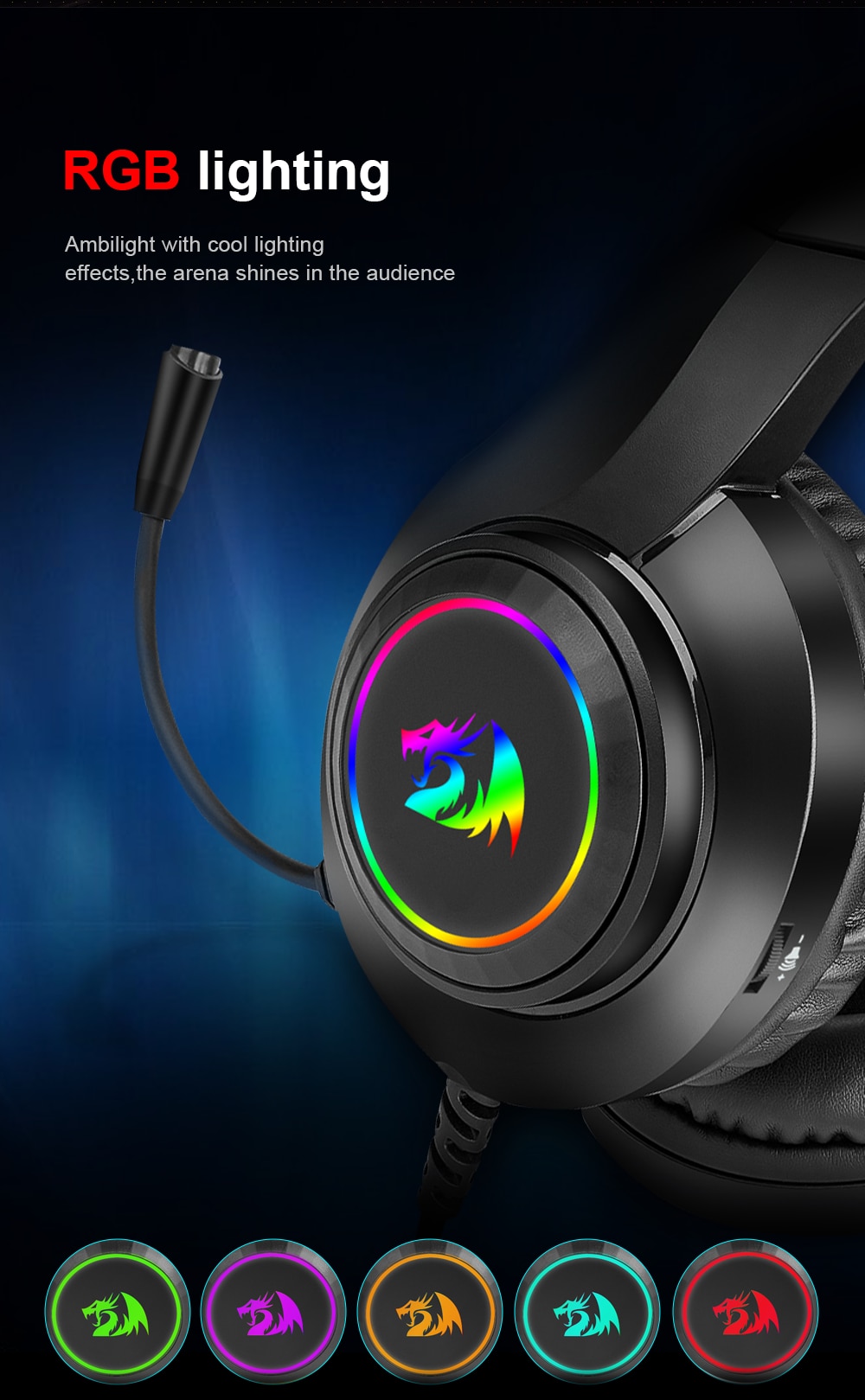 Redragon H260 gaming headphone REDRAGON Dubai