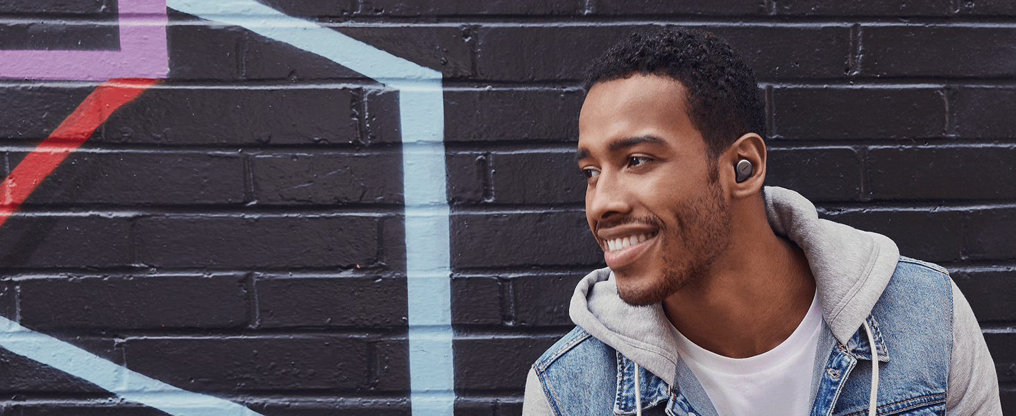 Jabra Elite 75t Earbuds, Alexa Enabled, True Wireless Earbuds with Charging Case, Secure Fit