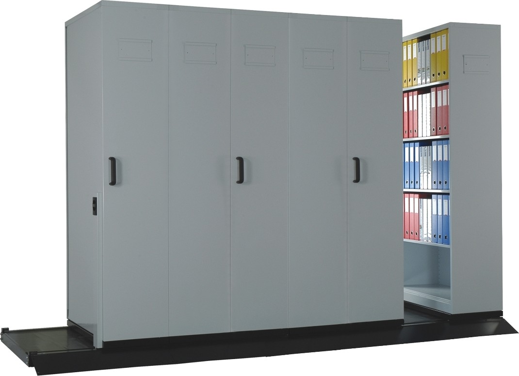 Mahmayi Godrej O 6 Bay Manual Compactor Grey Space Saving and