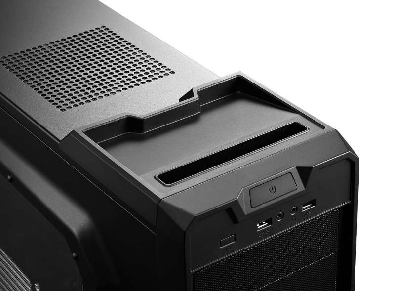 Cooler Master K380 Mid Tower, ATX, Large Windowed Side Panel, Mesh