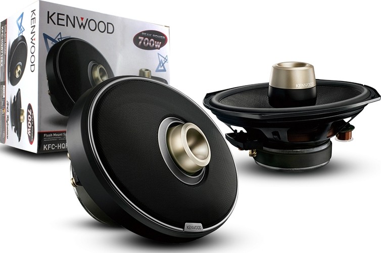 KENWOOD CAR SPEAKERS, Horn Tweeter Design, 97dB, 88mm Mounting Depth