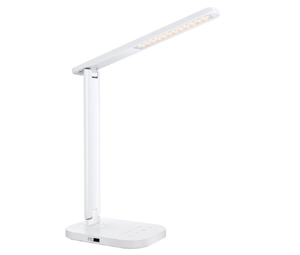 Topelek LED Desk Lamp, EyeCaring Office Table Lamps with Night Light