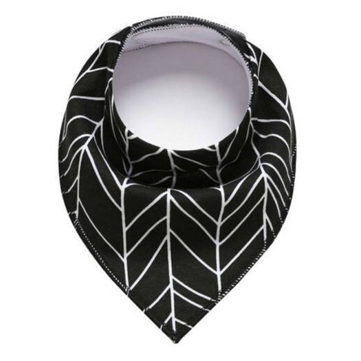 Generic Bandana Bibs عضوي 100٪ قطن ، مصنوع من نيكل قابل للتعديل ولقطات