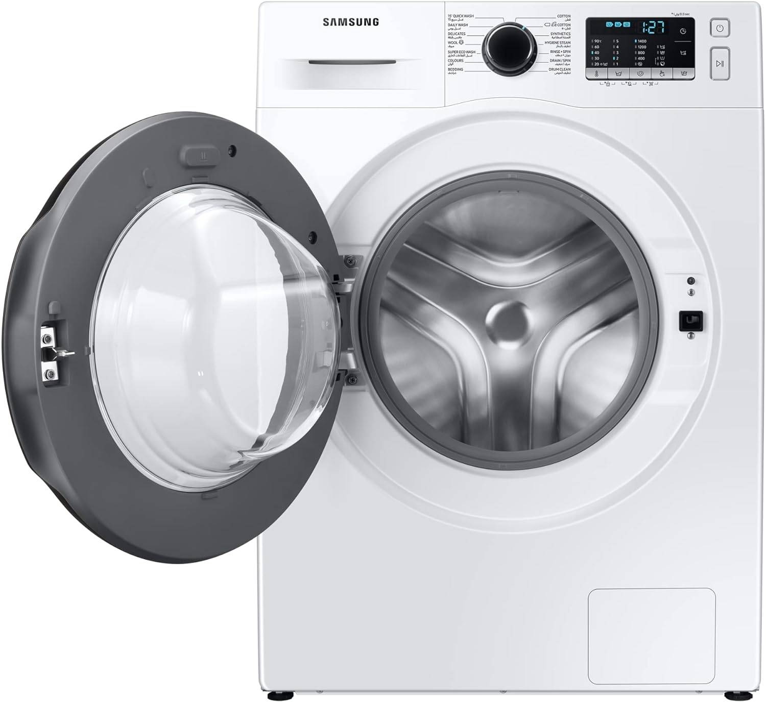 Samsung 9Kg Front Load Washing Machine With Ecobubble, Hygiene Steam
