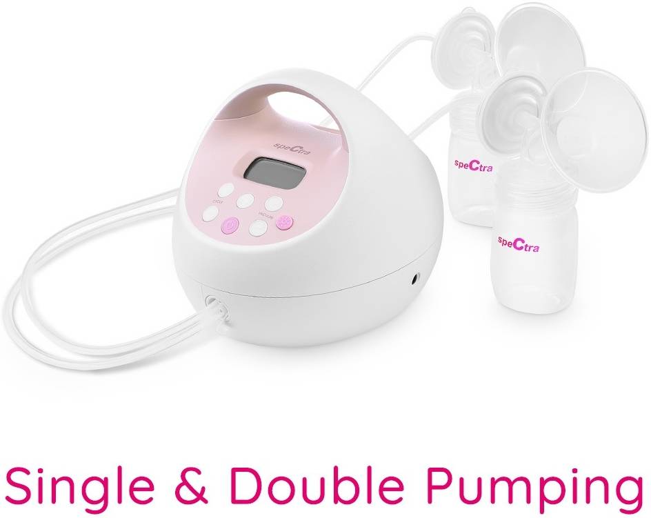 Spectra S2 Plus Electric Breast Pump, LCD Screen, Single/Double Pump