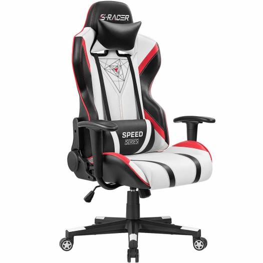 DS Sports SRacer Speed Series Gaming Chair, 2D Armrest, 3 Gas Lift