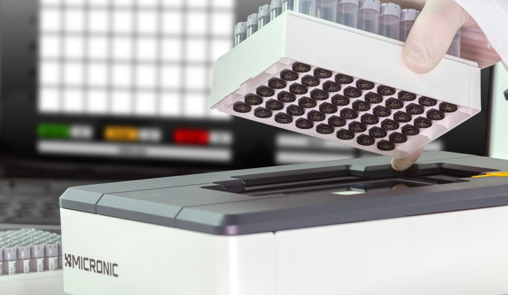 Micronic Rack Reader DR505 features an antifrost system Micronic