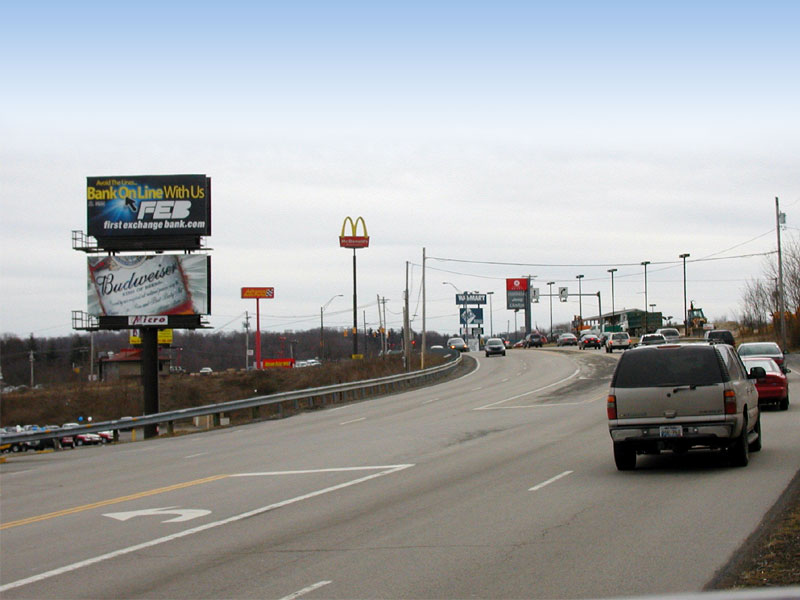Billboard Structure 029 Middletown Mall in Fairmont Route 250 South