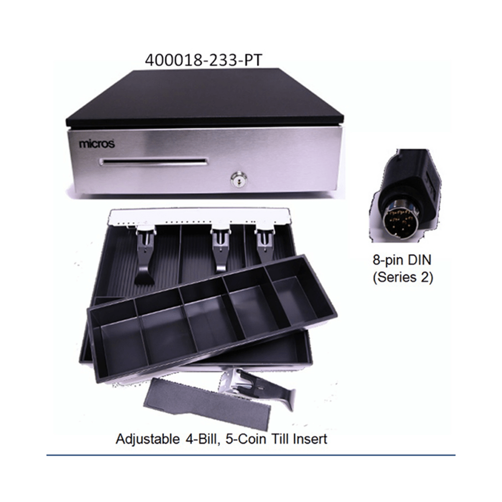 Single Media Slot Cash Drawer Micros Depot