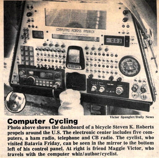 Computer Cycling Batavia NY Daily News Nomadic Research Labs