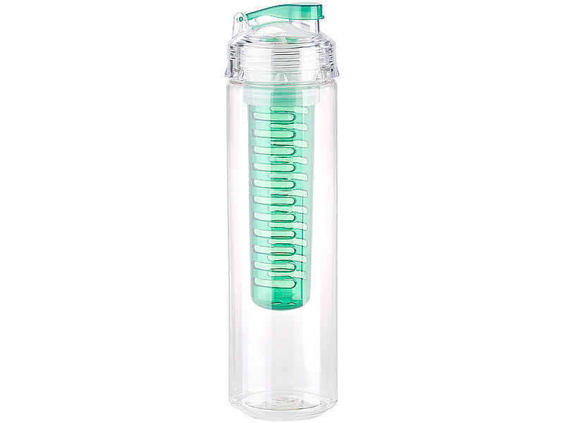 Rosenstein & Söhne Trinkflasche Obst Trinkflasche, Wasserflasche mit
