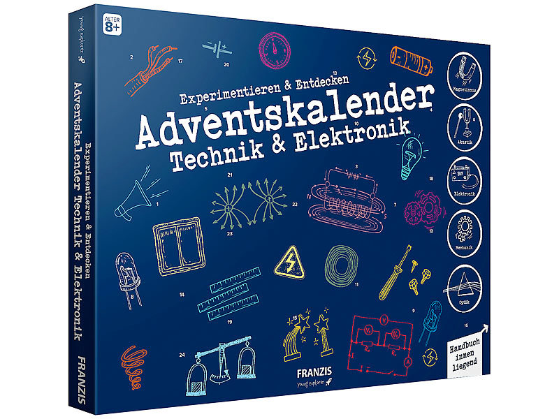 FRANZIS Adventkalender Adventskalender Experimentieren & Entdecken