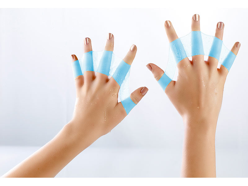 Speeron Schwimmhandschuhe Schwimmhäute für die Finger, Größe L