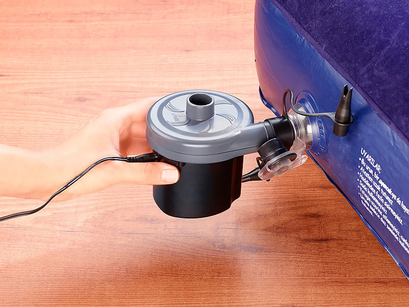 infactory Pumpe 12V Elektrische Luftpumpe mit variabler