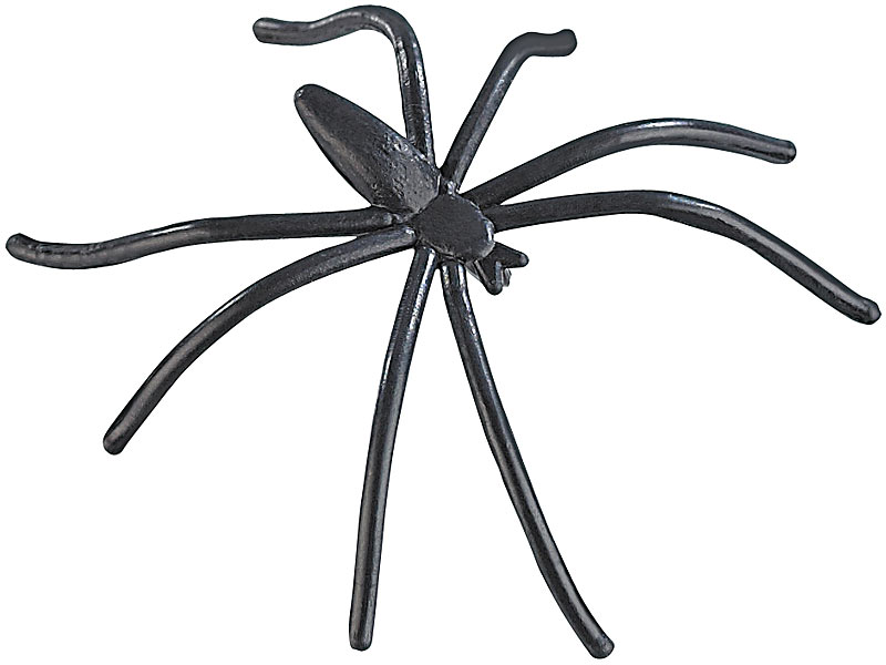 infactory Spinnweben Halloween mit 10 Spinnen