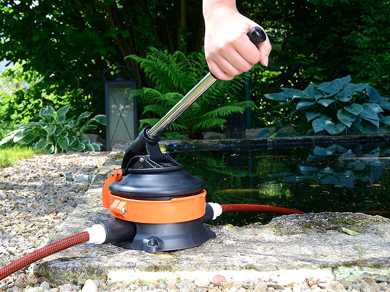 AGT Wasserhandpumpe WasserHandpumpe mit rostfreiem Stahlhebel