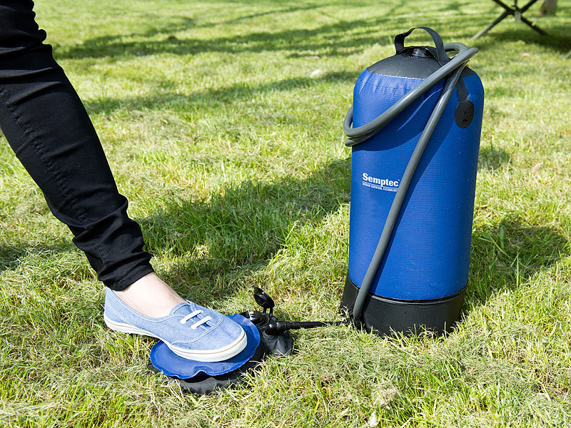 Semptec Solardusche Tragbare DruckCampingdusche mit